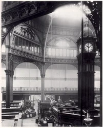 Interior of Kirkgate Market Hall with the Clock that was Moved to Oakwood in 1912, 23rd September 1911